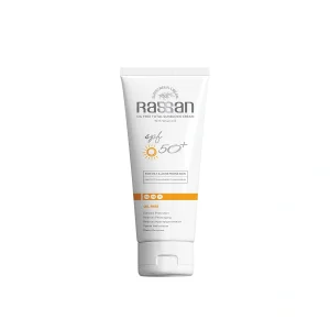 کرم ضد آفتاب پوست چرب فاقد رنگ و چربی با spf50 راسن
