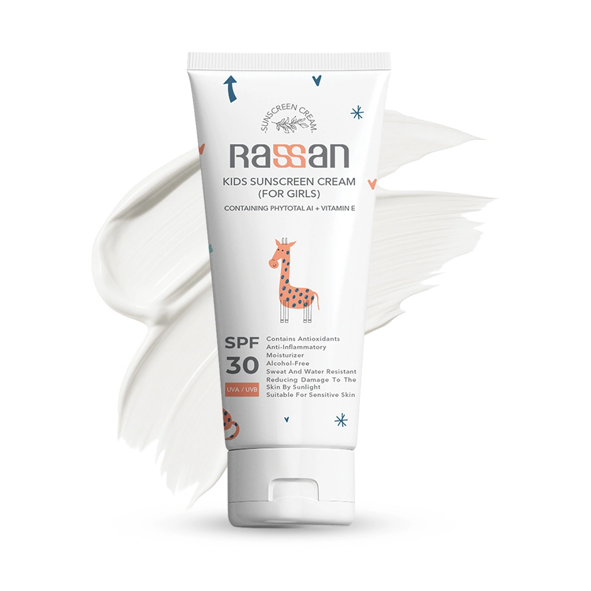 کرم ضد آفتاب کودکان دخترانه راسن