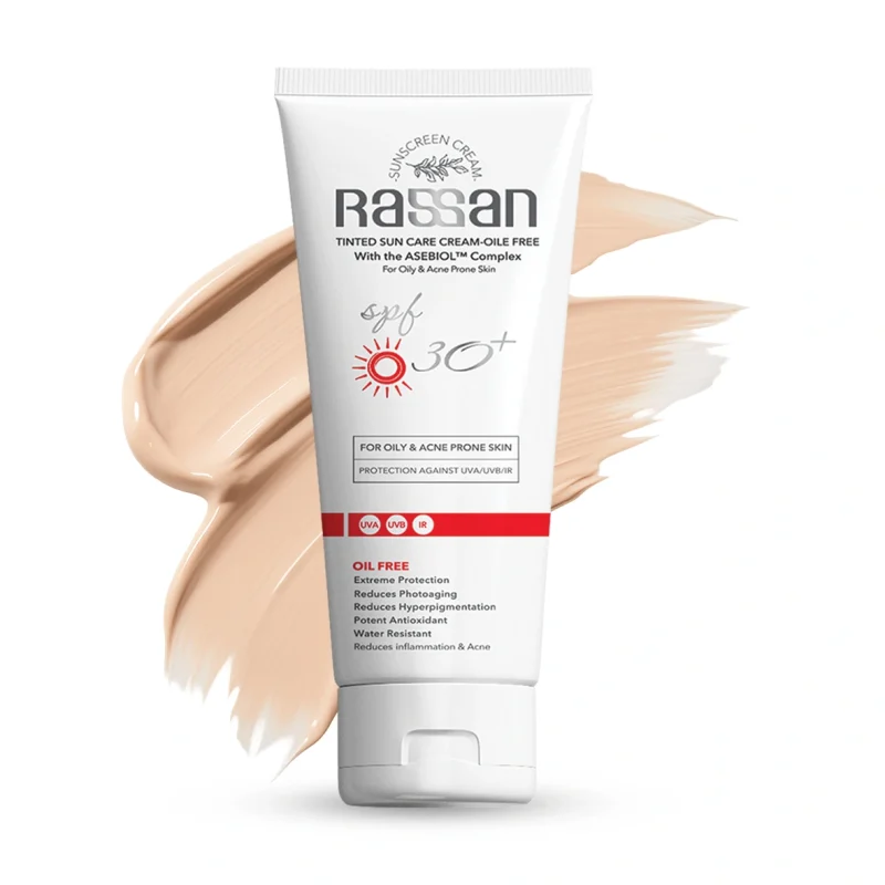 ضد آفتاب راسن رنگی برای پوست چرب