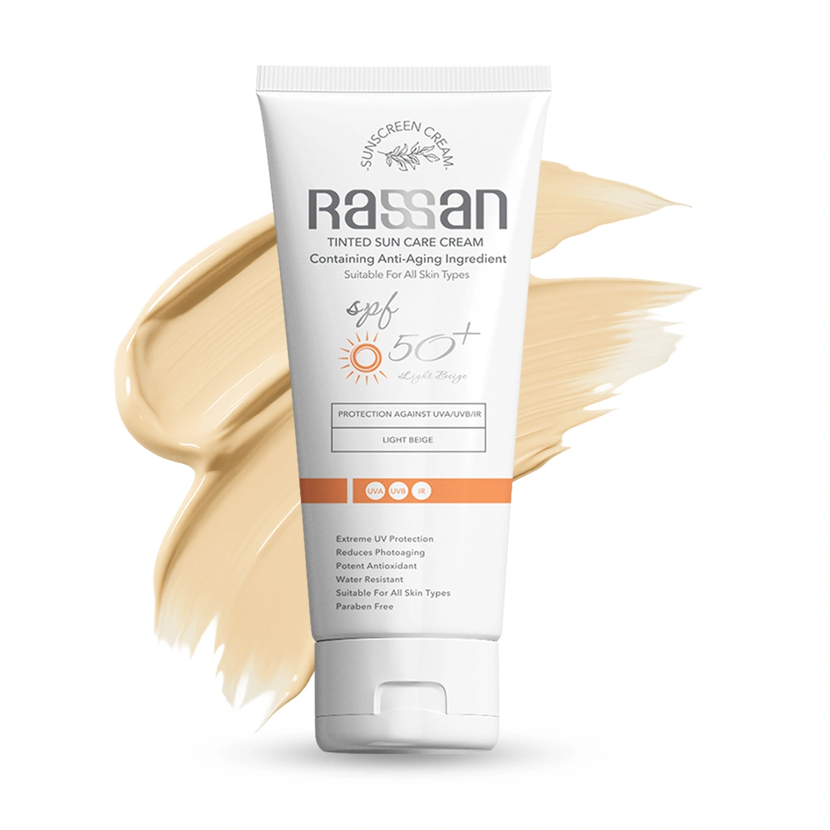 ضد آفتاب بژ روشن برای پوست چرب