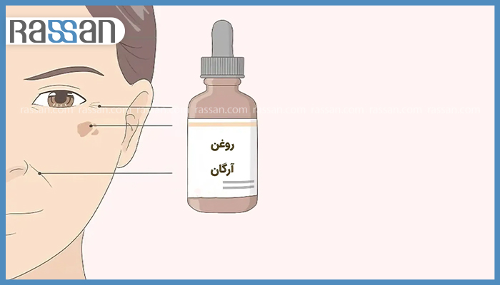 خواص روغن آرگان برای صورت 3 تصویر گرافیکی و آموزشی از خواص روغن آرگان برای صورت و رفع لک، چروک و خطوط پوستی