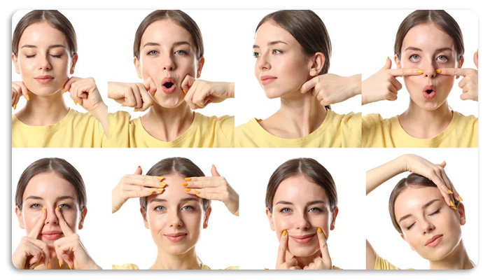 یوگای صورت برای جوانسازی و دور چشم